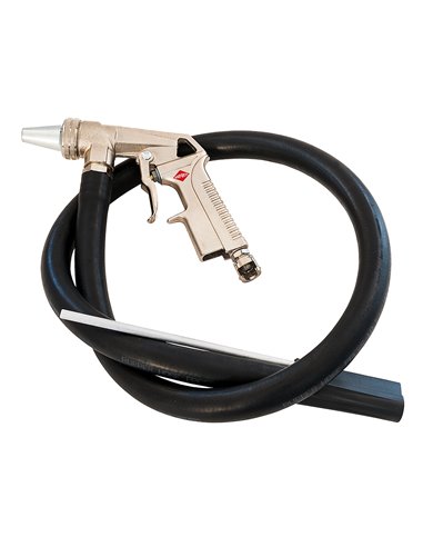 AIRPRESS Pistola de chorreo de arena 1/4" 6.5 bar boquilla 14 mm con manguera
