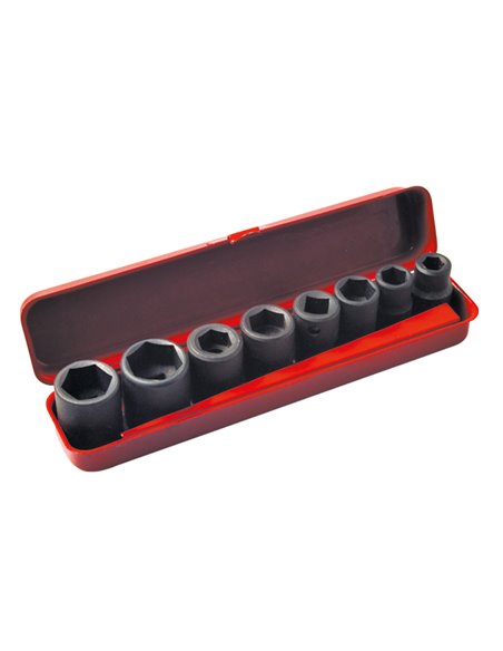 AIRPRESS Kit de tuercas para llaves de impacto 3/4" 8-piezas