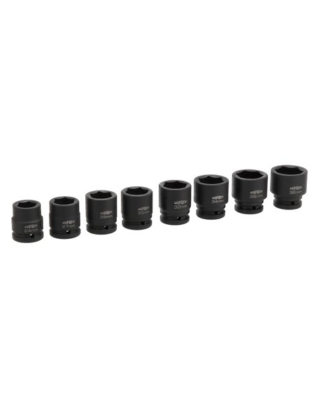 AIRPRESS Kit de tuercas para llaves de impacto 3/4" 8-piezas
