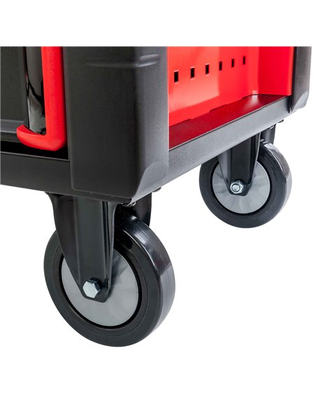 AIRPRESS Carro de 217 herramientas 7 cajones con encimera de metal