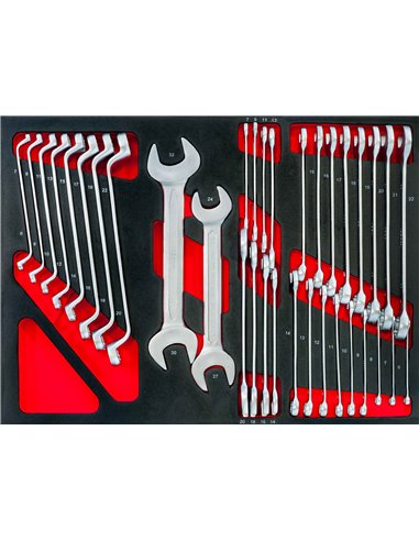 AIRPRESS Carro de 217 herramientas 7 cajones con encimera de metal