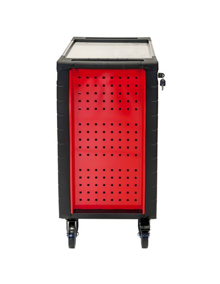 AIRPRESS Carro de 217 herramientas 7 cajones con encimera de metal