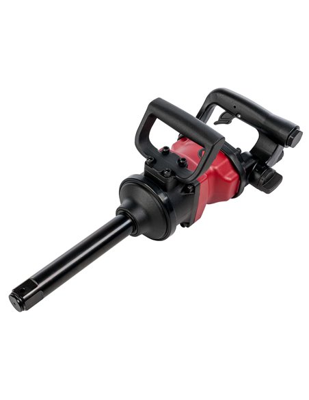 AIRPRESS Llave de impacto neumática ligera 4150 Nm 1" 282 l/min con eje largo