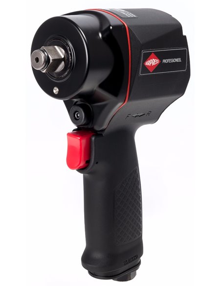 AIRPRESS Llave de impacto neumática 949 Nm 1/2" +/- 225 l/min con enchufe de pezón