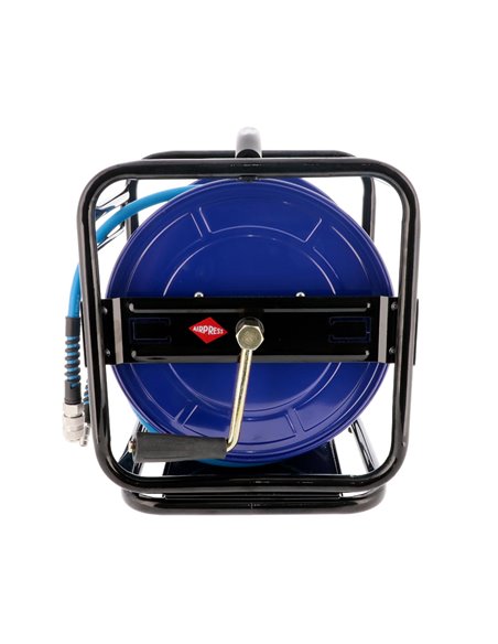 AIRPRESS Enrollador de manguera de aire 30 m 12 x 8 mm 15 bar