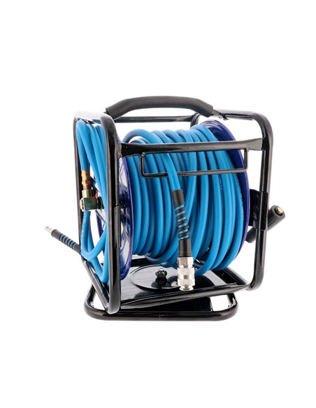 AIRPRESS Enrollador de manguera de aire 30 m 12 x 8 mm 15 bar
