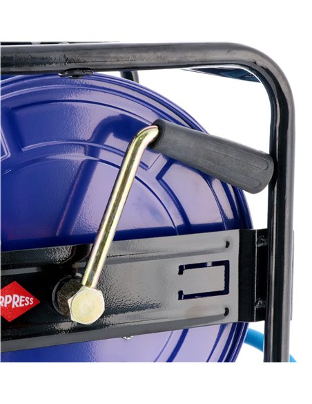 AIRPRESS Enrollador de manguera de aire 30 m 12 x 8 mm 15 bar
