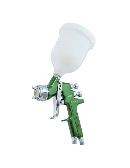 AIRPRESS Pistola de pintura 2 bar 1.2 mm boquilla 600 ml vaso