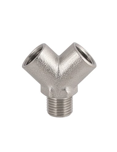 AIRPRESS Acoplamiento en Y 1/4" macho y 2x hembra