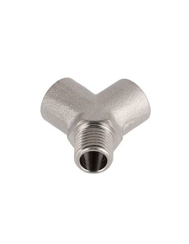 AIRPRESS Acoplamiento en Y 1/4" macho y 2x hembra
