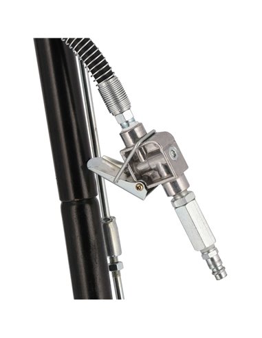 AIRPRESS Gato de carretilla 35 t 535 mm de elevación alta