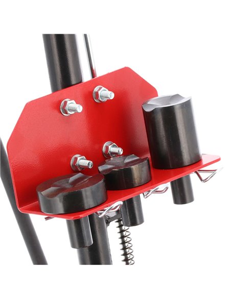 AIRPRESS Gato de carretilla 35 t 535 mm de elevación alta