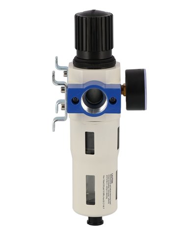 AIRPRESS Separador de aceite/agua y válvula reductora de presión 3/4" 15 bar