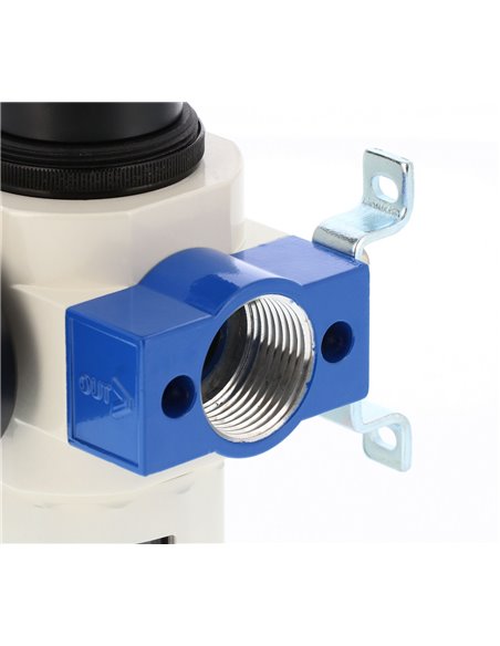 AIRPRESS Separador de aceite/agua y válvula reductora de presión 3/4" 15 bar