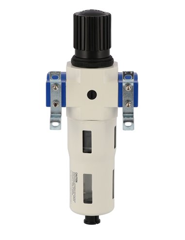 AIRPRESS Separador de aceite/agua y válvula reductora de presión 1" 15 bar