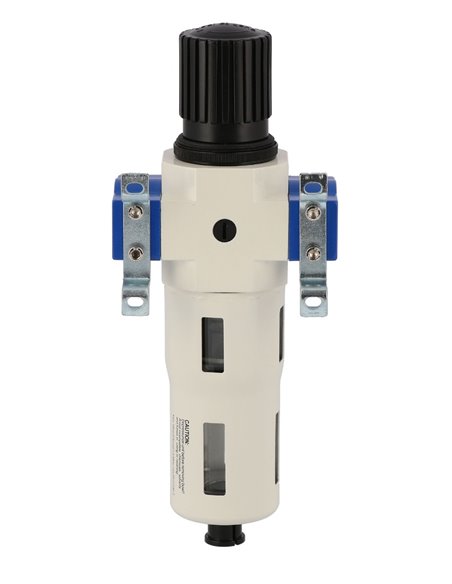 AIRPRESS Separador de aceite/agua y válvula reductora de presión 1" 15 bar