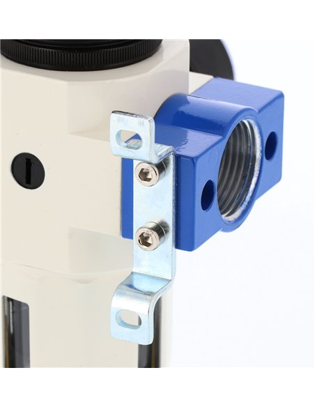 AIRPRESS Separador de aceite/agua y válvula reductora de presión 1" 15 bar