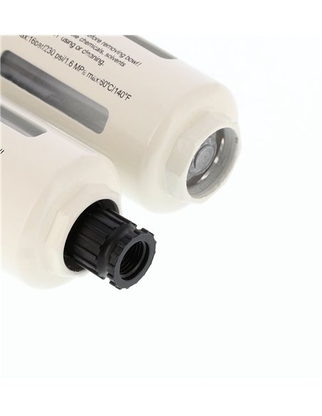 AIRPRESS Válvula reductora de presión separador de aceite/agua y engrasador 3/4" 15 bar