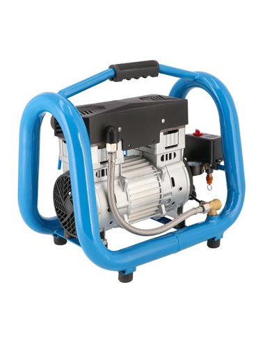 AIRPRESS Compresor de aire silencioso sin aceite LMO 4-170 10 bar 1.5 CV 136 l/min 4 l