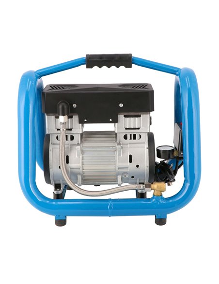 AIRPRESS Compresor de aire silencioso sin aceite LMO 4-170 10 bar 1.5 CV 136 l/min 4 l