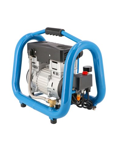 AIRPRESS Compresor de aire silencioso sin aceite LMO 4-170 10 bar 1.5 CV 136 l/min 4 l