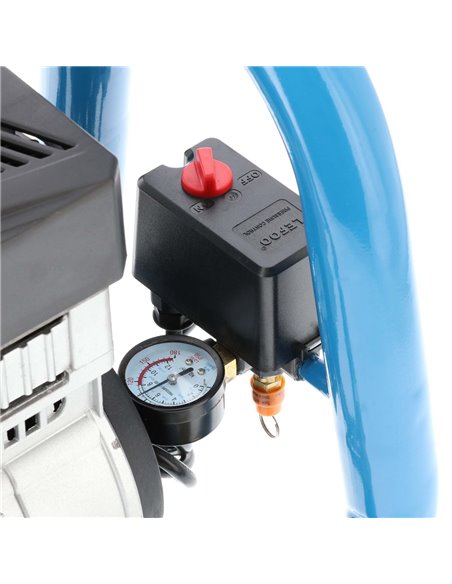 AIRPRESS Compresor de aire silencioso sin aceite LMO 4-170 10 bar 1.5 CV 136 l/min 4 l