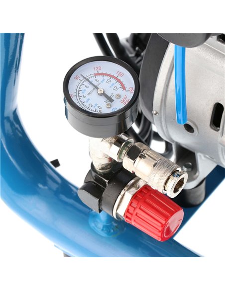 AIRPRESS Compresor de aire silencioso sin aceite LMO 4-170 10 bar 1.5 CV 136 l/min 4 l