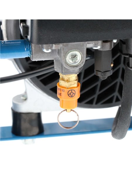 AIRPRESS Compresor de aire silencioso sin aceite LMO 4-170 10 bar 1.5 CV 136 l/min 4 l