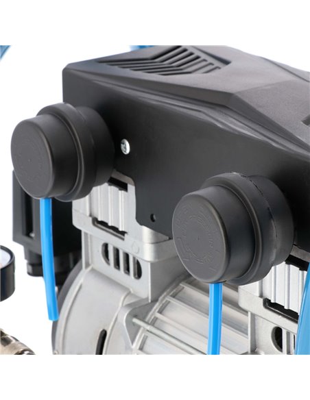 AIRPRESS Compresor de aire silencioso sin aceite LMO 4-170 10 bar 1.5 CV 136 l/min 4 l
