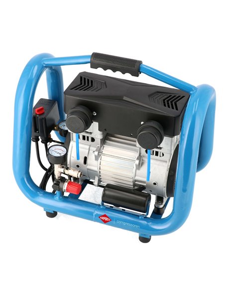 AIRPRESS Compresor de aire silencioso sin aceite LMO 4-170 10 bar 1.5 CV 136 l/min 4 l