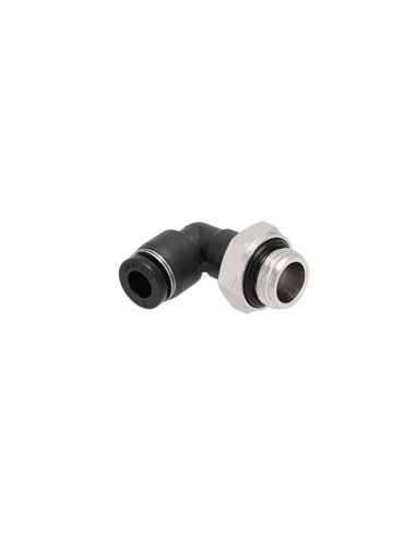 AIRPRESS Acoplamiento de codo de 90° 6 mm x 1/4"