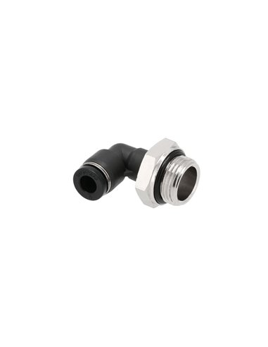 AIRPRESS Acoplamiento de codo de 90° 6 mm x 3/8"