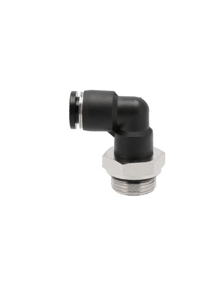 AIRPRESS Acoplamiento de codo de 90° 8 mm x 3/8"