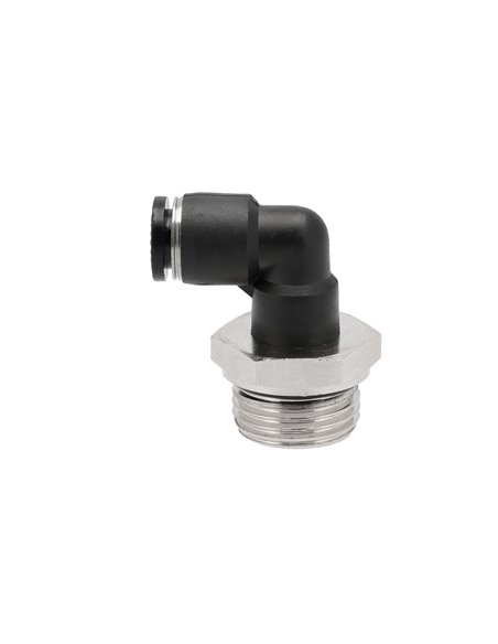 AIRPRESS Acoplamiento de codo de 90° 8 mm x 1/2"