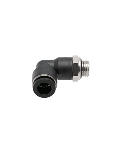 AIRPRESS Acoplamiento de codo de 90° 10 mm x 1/4" 2