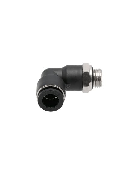 AIRPRESS Acoplamiento de codo de 90° 10 mm x 1/4"