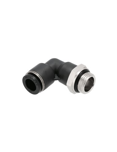 AIRPRESS Acoplamiento de codo de 90° 10 mm x 3/8"