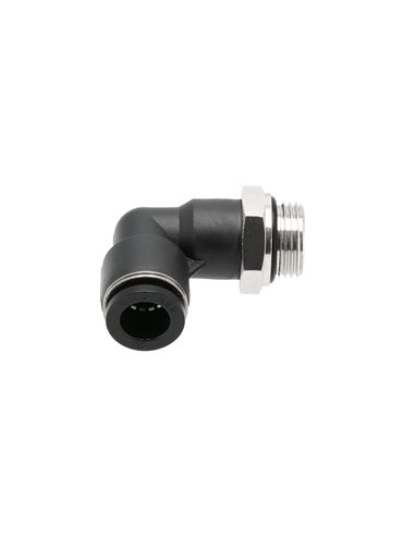 AIRPRESS Acoplamiento de codo de 90° 10 mm x 3/8"