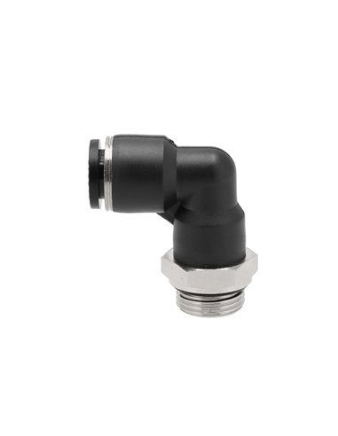 AIRPRESS Acoplamiento de codo de 90° 10 mm x 3/8"
