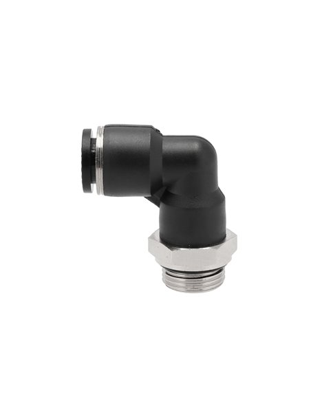 AIRPRESS Acoplamiento de codo de 90° 10 mm x 3/8"