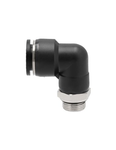 AIRPRESS Acoplamiento de codo de 90° 16 mm x 3/8"
