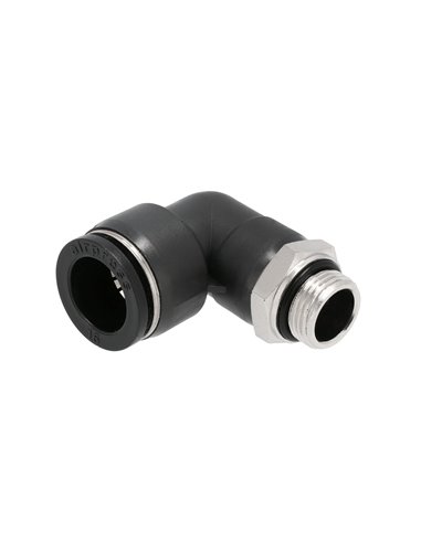 AIRPRESS Acoplamiento de codo de 90° 16 mm x 3/8"