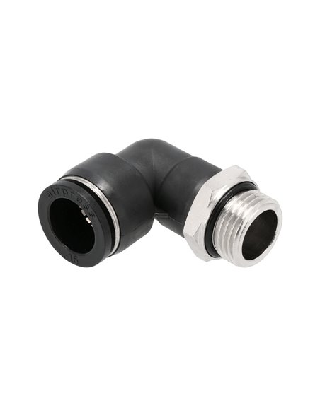 AIRPRESS Acoplamiento de codo de 90° 16 mm x 1/2"