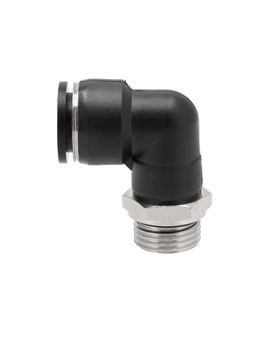 AIRPRESS Acoplamiento de codo de 90° 16 mm x 1/2"