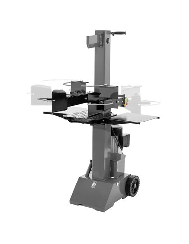 AIRPRESS Cortadora de troncos de pie modelo de 8 toneladas