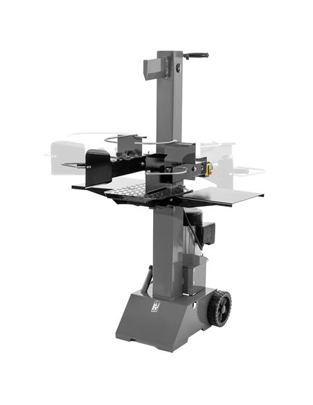 AIRPRESS Cortadora de troncos de pie modelo de 8 toneladas