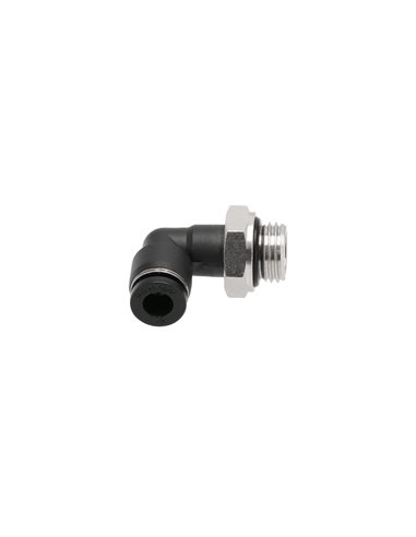 AIRPRESS Acoplamiento de codo de 90° 6 mm x 1/8"