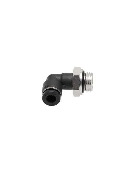 AIRPRESS Acoplamiento de codo de 90° 6 mm x 1/8"