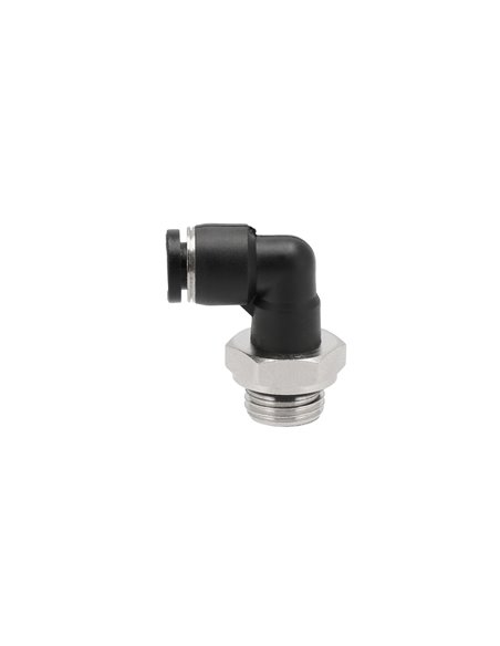 AIRPRESS Acoplamiento de codo de 90° 6 mm x 1/8"