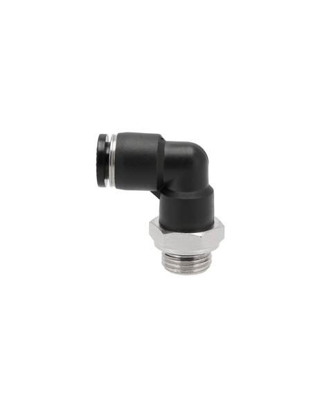AIRPRESS Acoplamiento de codo de 90° 8 mm x 1/8"